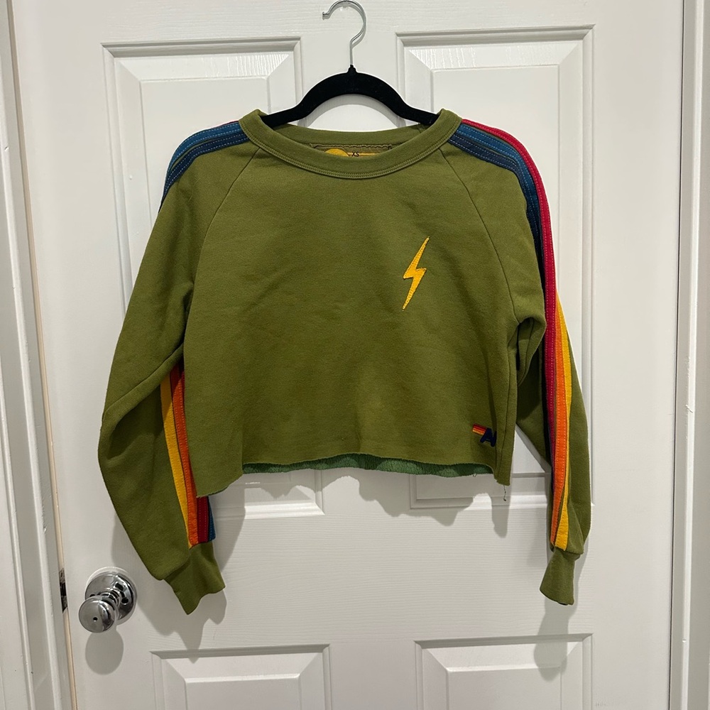 Aviator Nation Cropped Sweatshirt